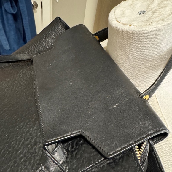 Celine black leather medium handbag - Picture 5 of 12